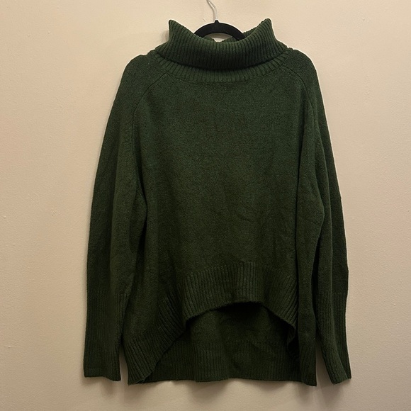 Fashion Nova Sweaters - Fashion Nova NWT Size 2X Green Cowl Neck Sweater Oversized Soft Cozy Holiday